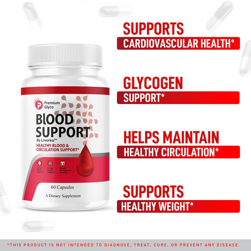 (2 Pack) Premium Glyco Capsules - Official PremiumGlyco Blood Support, 120 Capsules