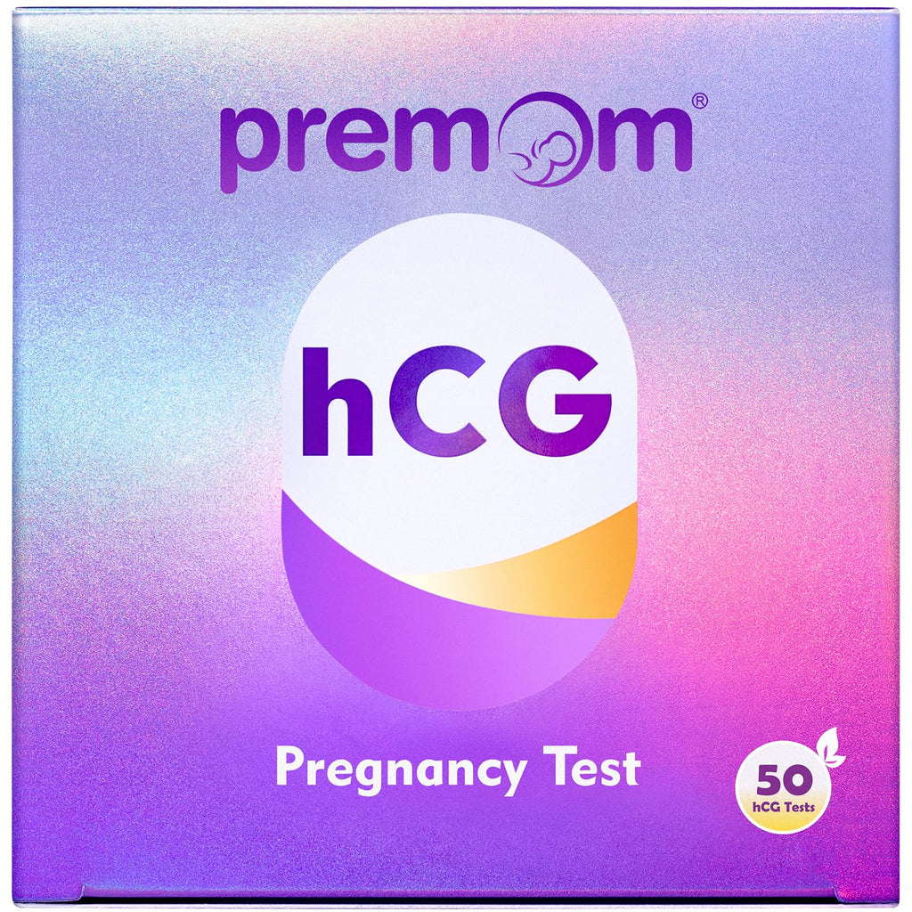 Premom Pregnancy Test Strips – 50 Count Kit with Premom Ovulation Predictor App