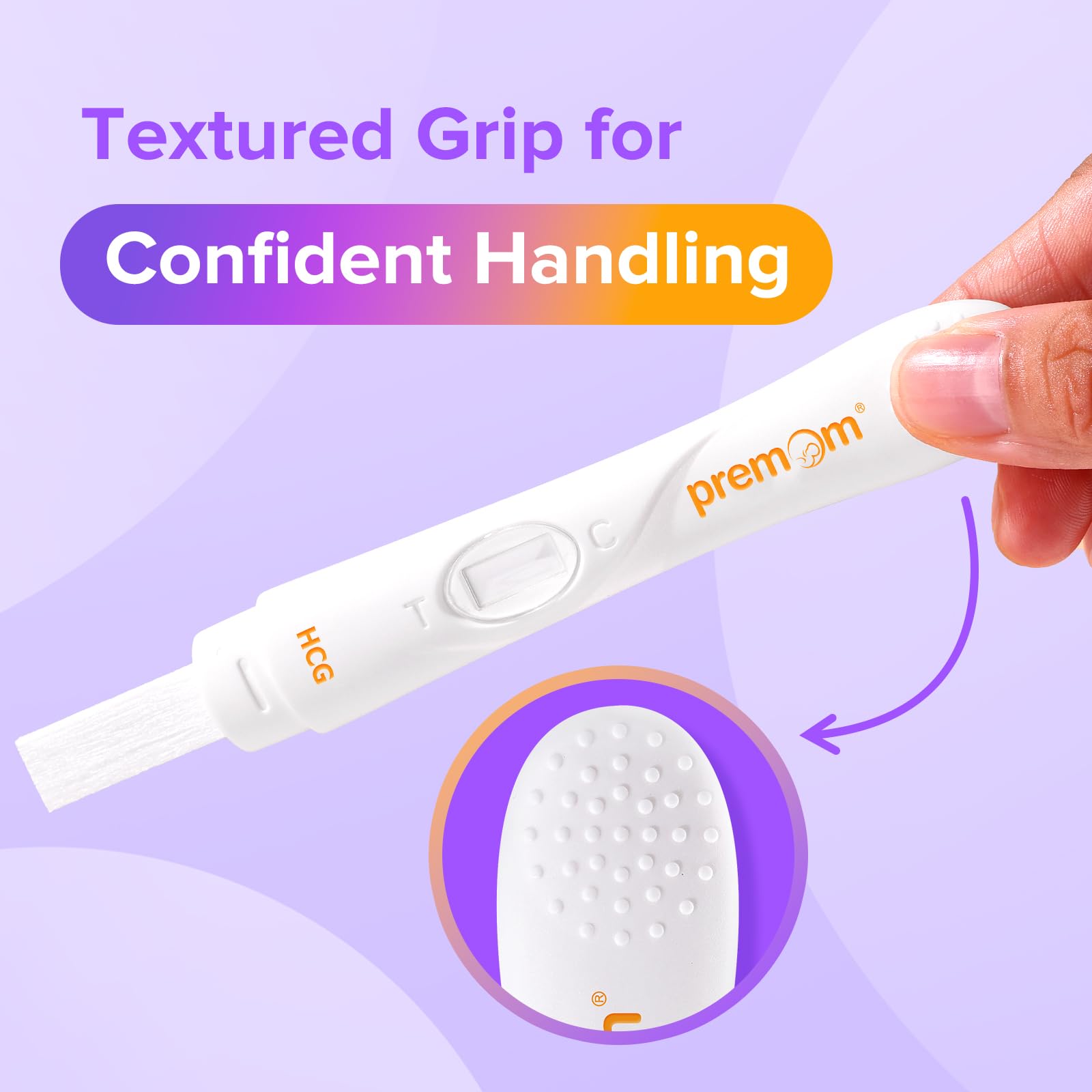 Premom Pregnancy Test Midstream: Early HCG Detection Sticks - 3 Pack Pregnant Test Kit
