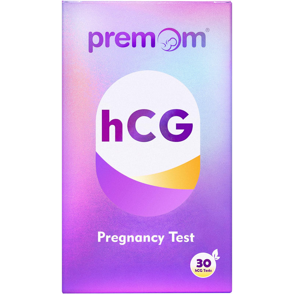 Premom Pregnancy Test Strips – 30 Pack Early Detection Kit with Premom App (iOS & Android)