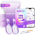 Premom Quantitative OPK & Pregnancy Test Kit with Sperm-Friendly Fertility Gel – App Compatible