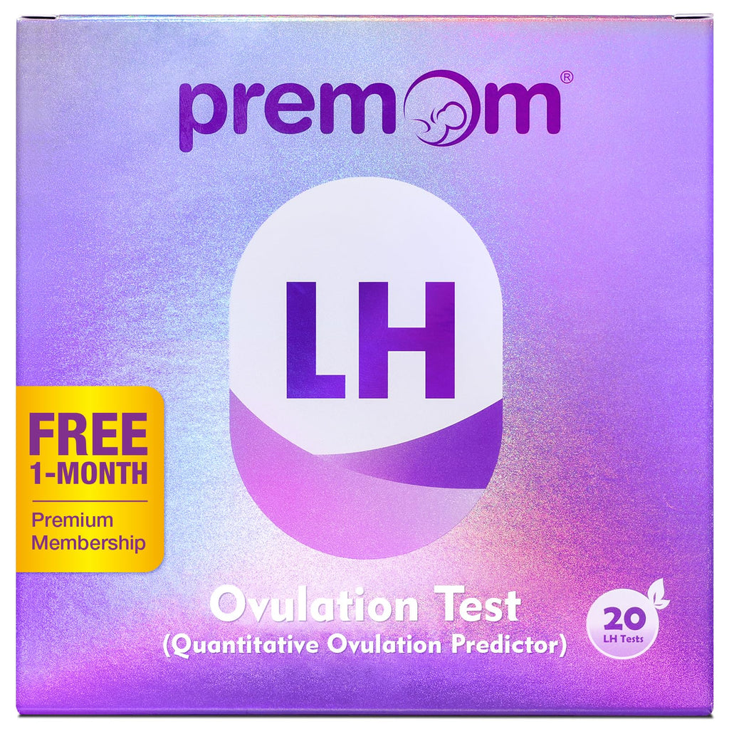 Premom Quantitative Ovulation Test Strips – Smart OPK with App, 20 LH Tests