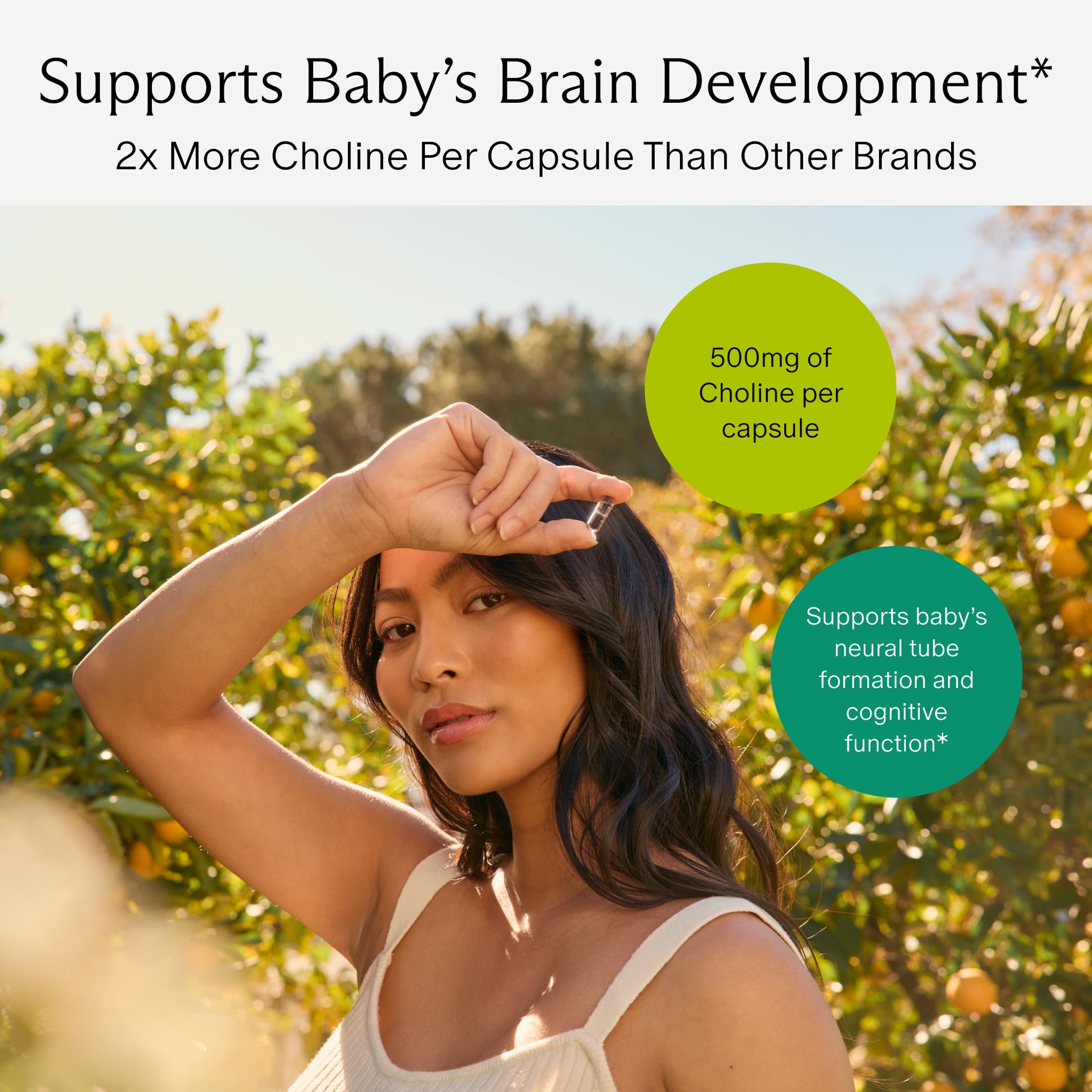 Prenatal Choline+ Liquid Capsules for Cognitive Development – Third-Party Tested (30 Caps)