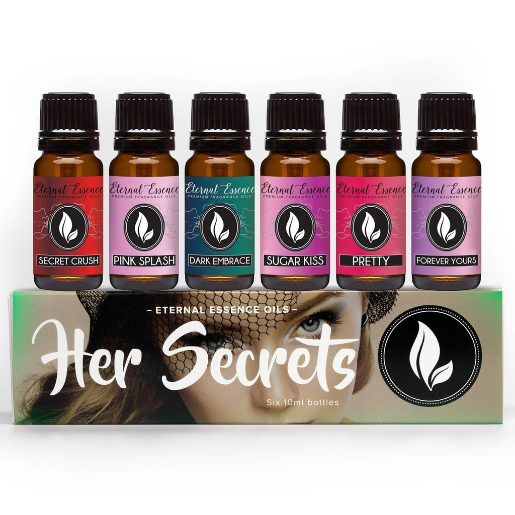 Eternal Essence Oils Her Secrets Set of 6 – Premium Fragrance Oils (10ml each)