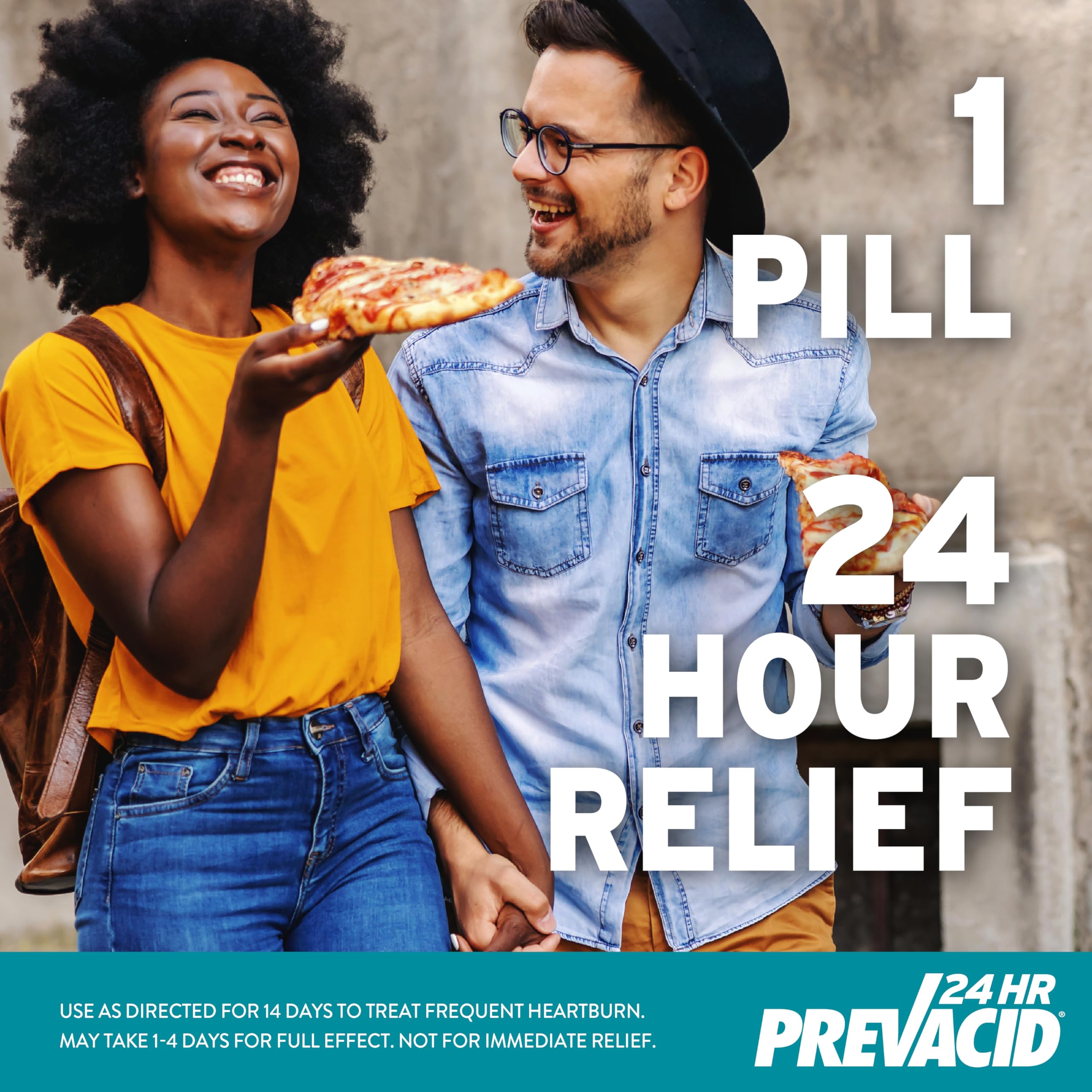 Prevacid 24HR Lansoprazole 15 mg – 42 Count | 24-Hour Heartburn Relief