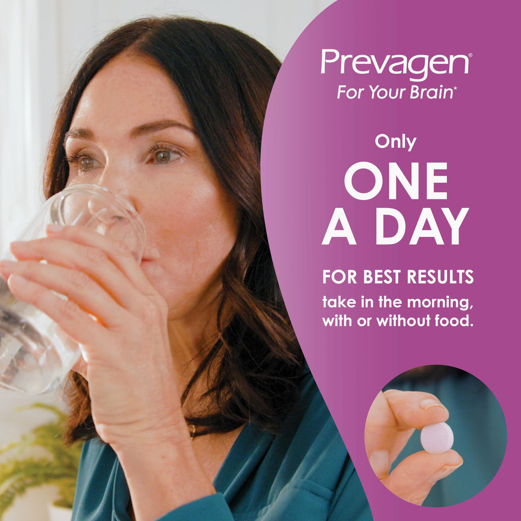 Prevagen Extra Strength Mixed Berry Chewables – 30 Tablets (1 Month) | Apoaequorin 20 mg + Vitamin D3 | 7-Day Pill Minder