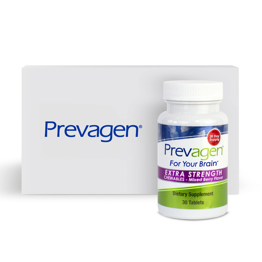 Prevagen Extra Strength Mixed Berry Chewables – 30 Tablets | 20 mg Apoaequorin + Vitamin D3