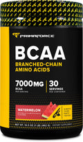 Primaforce BCAA Powder (Watermelon) - 7000MG BCAAs 2:1:1, 30 Servings