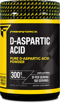 Primaforce D-Aspartic Acid 300 Grams (100 Servings) – Unflavored, Vegetarian, Non-GMO