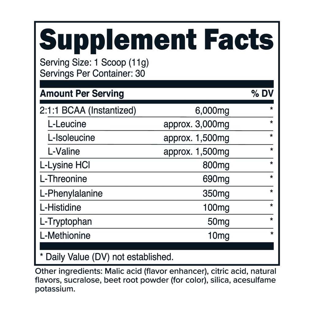 PrimaForce EAA Powder (30 Servings) - Fruit Punch Flavor | Essential Amino Acids for Workout & Recovery