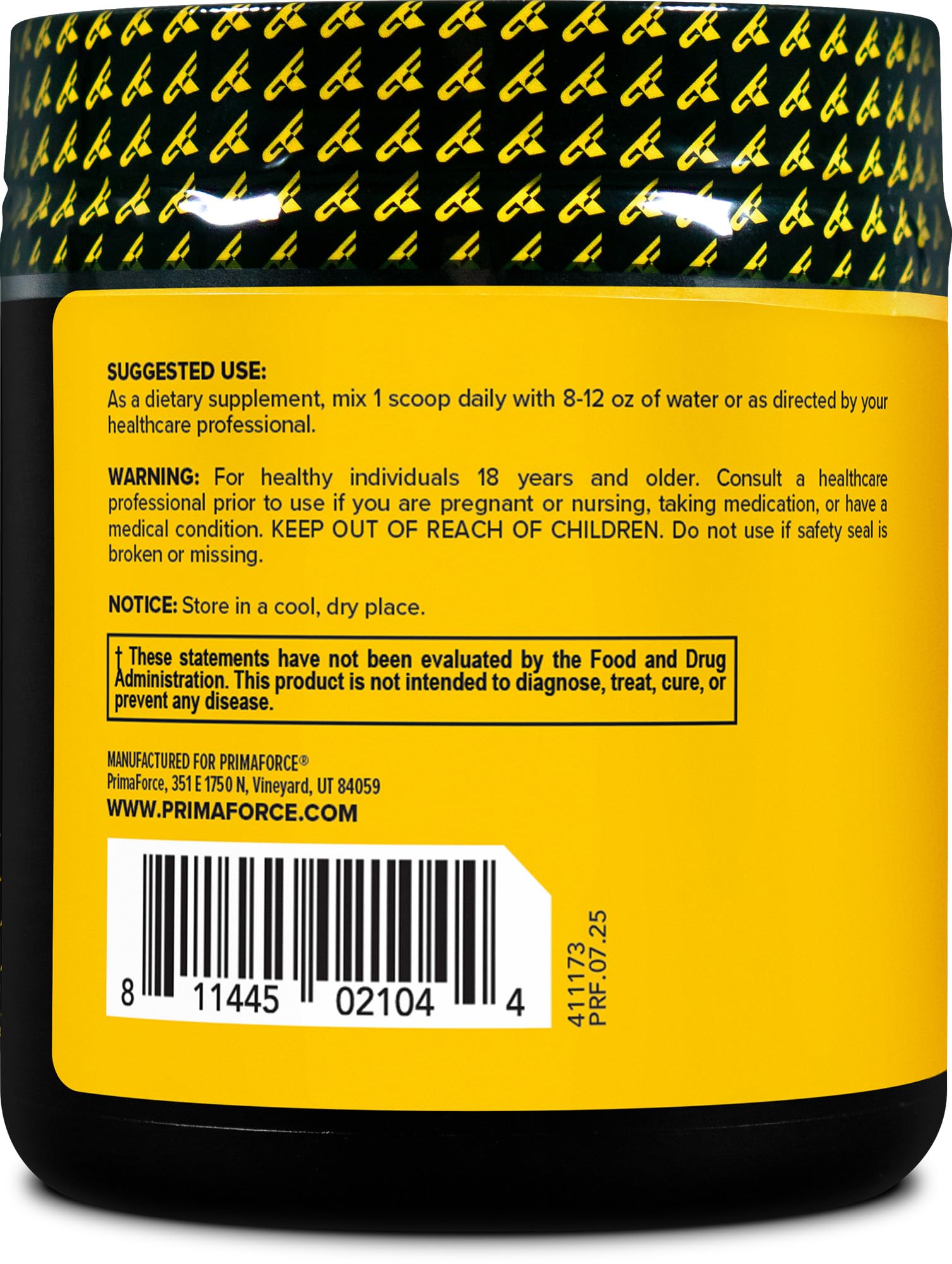 Primaforce HMB Supplement Powder 200g - Unflavored, Pure Calcium Beta-Hydroxy Beta-Methylbutrate