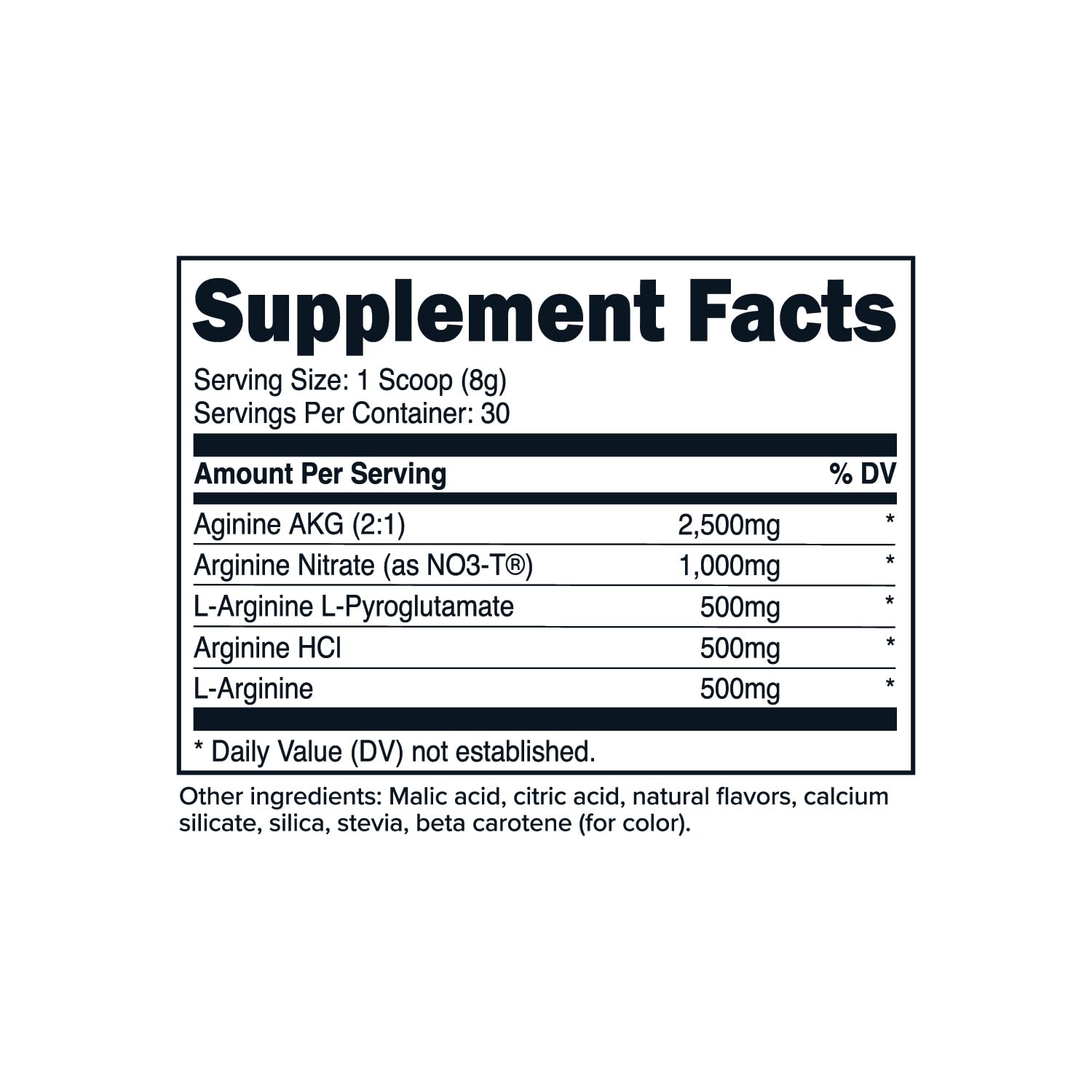 PrimaForce L-Arginine Complex Powder Peach Mango | 30 Servings | Premium Pre-Workout