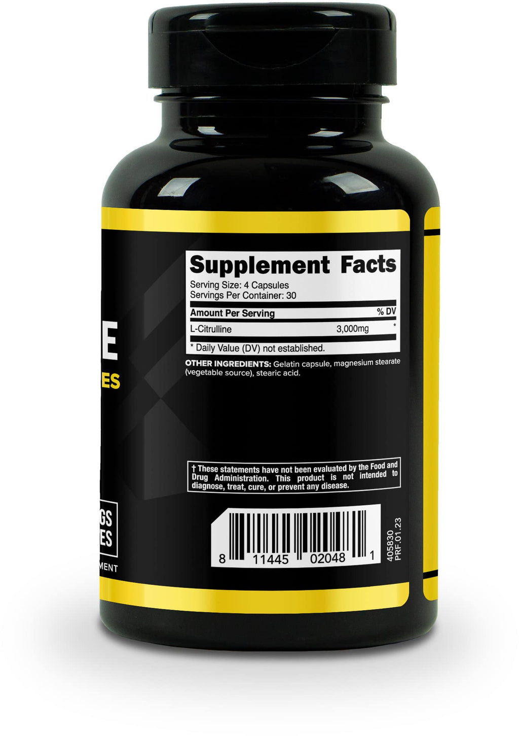 Primaforce L-Citrulline 3000mg – 120 Capsules, 30 Servings