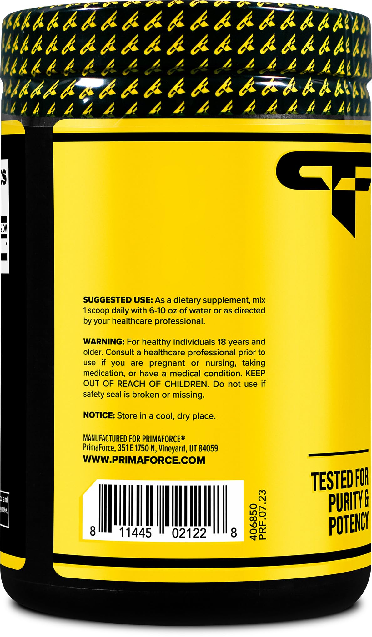 Primaforce L-Leucine Powder – 300g, 60 Servings | 5 g per Serving