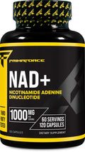 Primaforce NAD+ 1000 mg Supplement - 120 Capsules (60 Servings) | Nicotinamide Adenine Dinucleotide