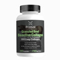 Primal Being Grass-Fed Beef Cartilage Collagen (Type I-V & XI) – Hair, Skin, Nails & Joints | 120 Capsules