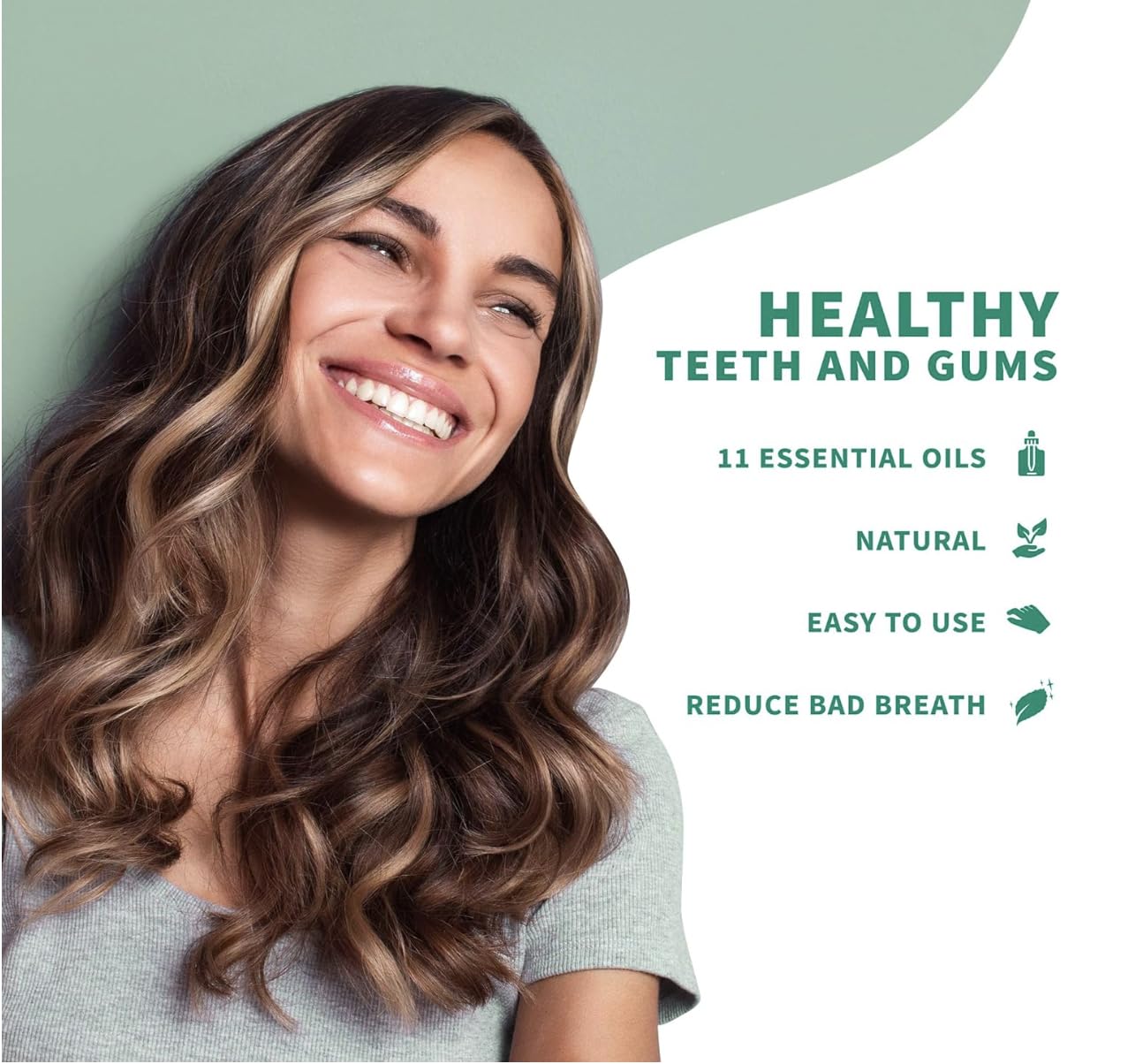Primal Life Organics Dirty Mouth Gum Serum & Toothpowder – Spearmint, 1 oz