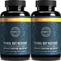 Primal Harvest 2 Pack Primal Gut Restore for Digestive Health | Prebiotics Probiotics Postbiotics (60 CT)