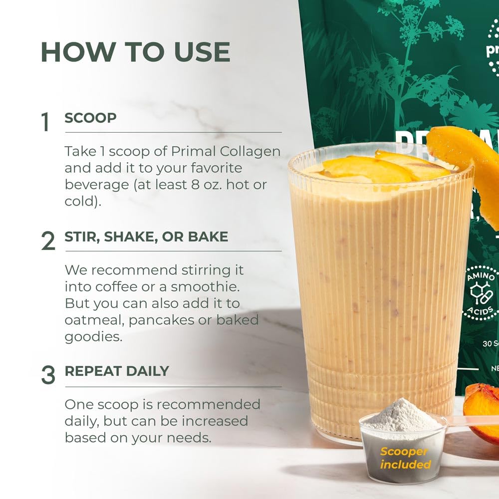 Primal Harvest Collagen Powder Type I & III – 2-Pack, Unflavored