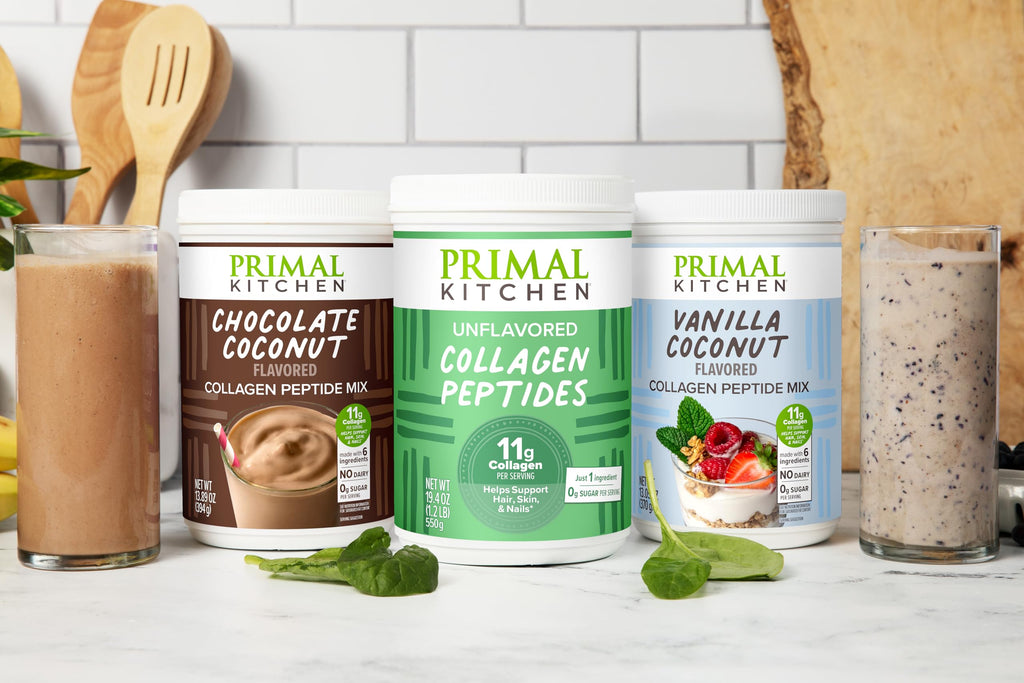 Primal Kitchen Peanut Butter Flavor Collagen Fuel Drink Mix 14.3 oz