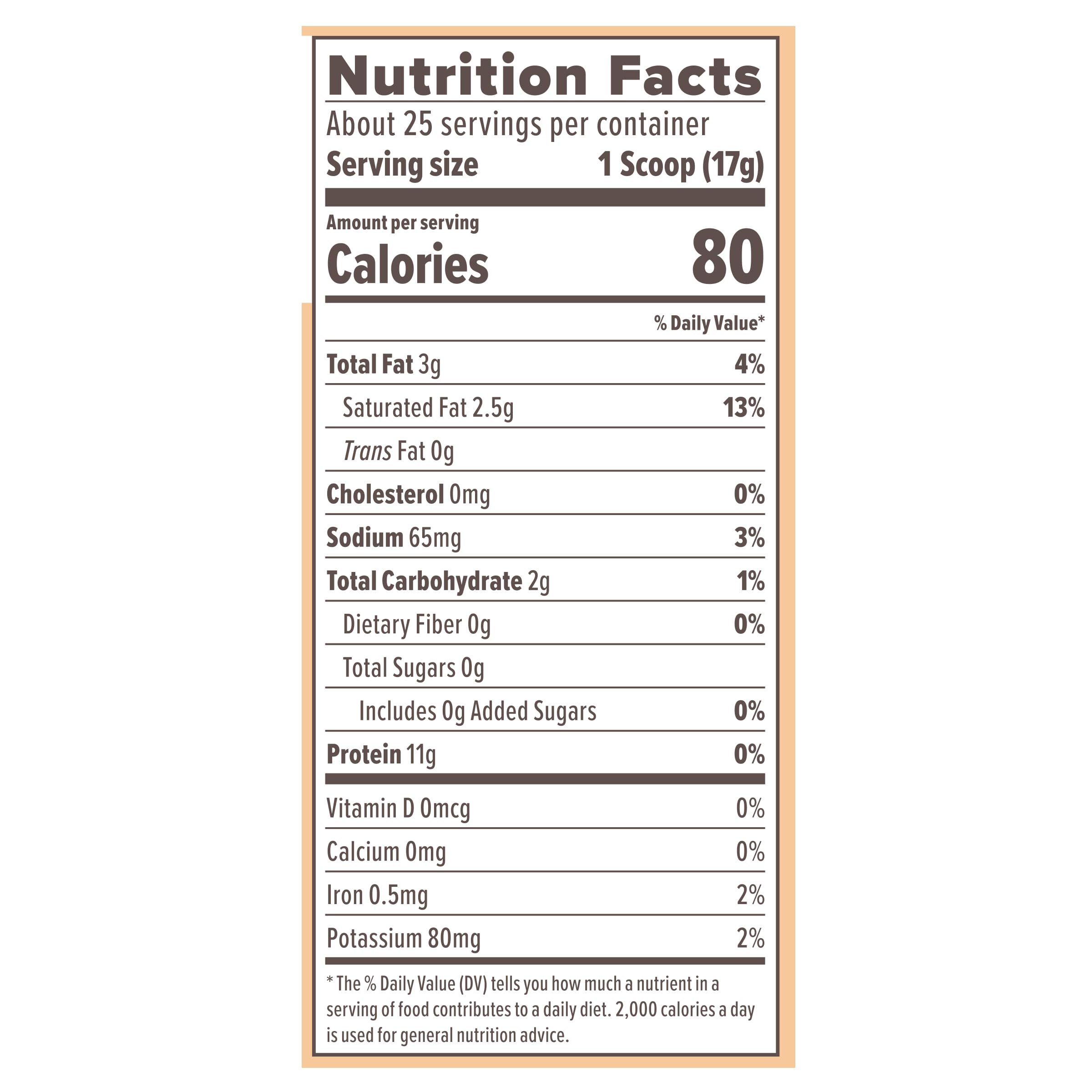 Primal Kitchen Peanut Butter Flavor Collagen Fuel Drink Mix 14.3 oz