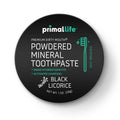 Primal Life Organics Dirty Mouth Toothpowder – Charcoal Black Licorice, 1 oz