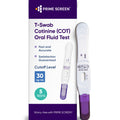 Prime Screen T-Swab Cotinine Oral Fluid Test (5 Pack) – One-Step Nicotine Detection