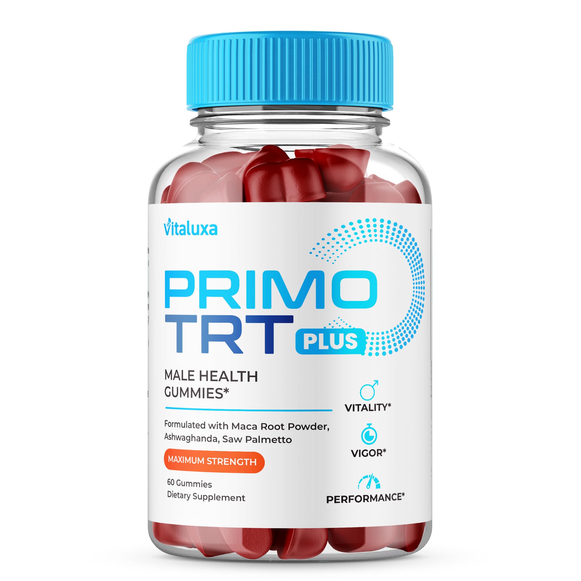 Primo TRT Gummies – Plus Advanced Performance Blend, 60 Gummies