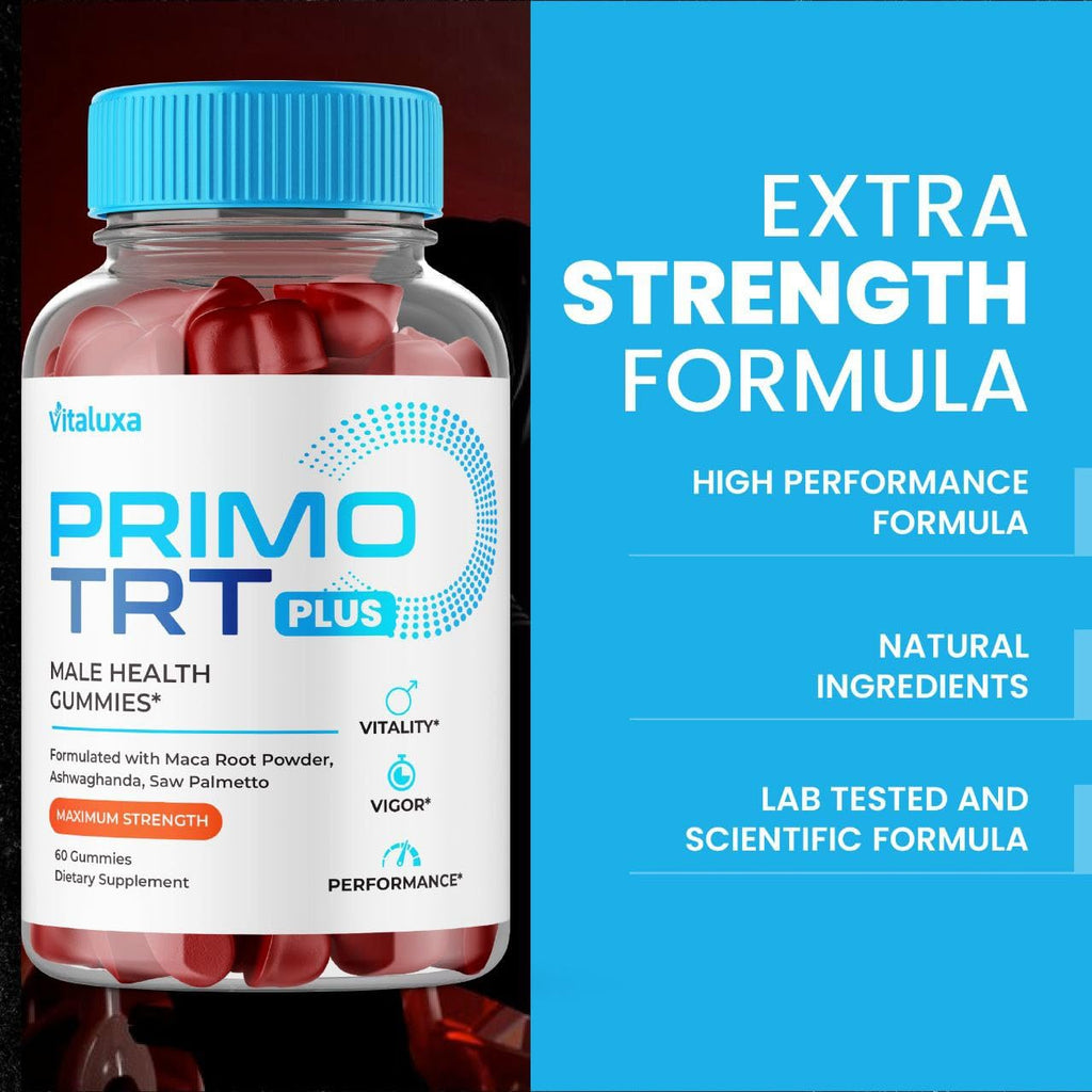 Primo TRT Gummies – Plus Advanced Performance Blend, 60 Gummies