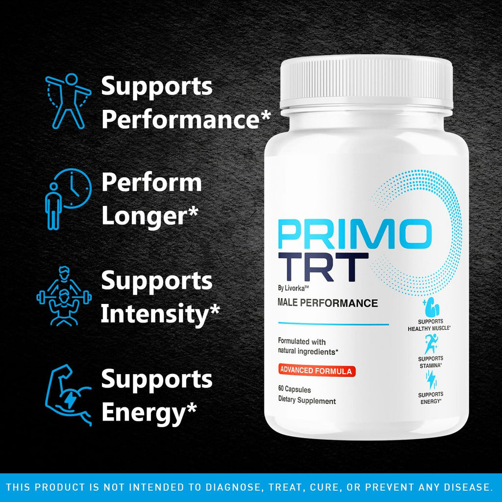 3-Pack Primo TRT Pills – Official PrimoTRT for Men (180 Capsules)