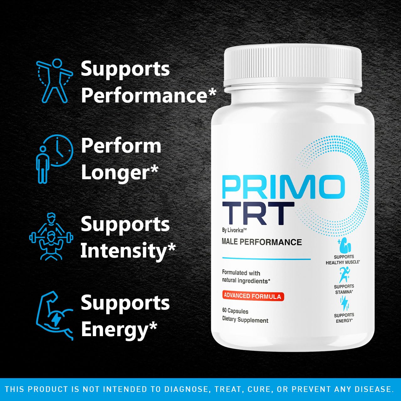 3-Pack Primo TRT Pills – Official PrimoTRT for Men (180 Capsules)