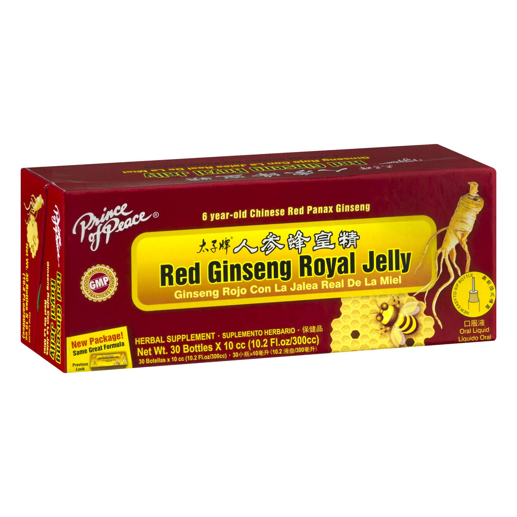Prince of Peace Red Ginseng Royal Jelly 30 Vials – Dietary Supplement