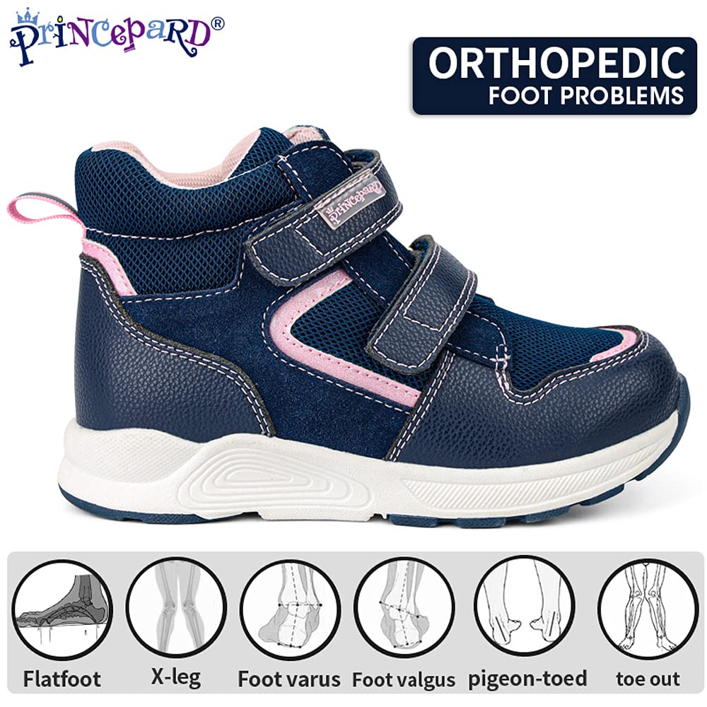 Princepard Orthopedic Shoes for Toddlers & Kids — High-Top Corrective Sneakers with Arch & Ankle Support
