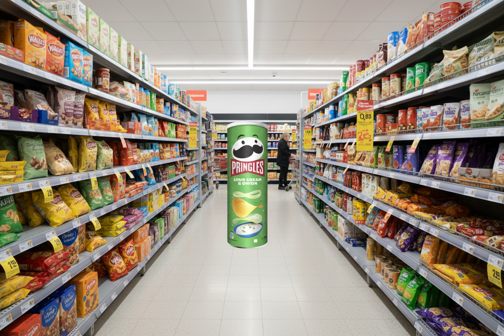 19 x Pringles Sour Cream & Onion 165G