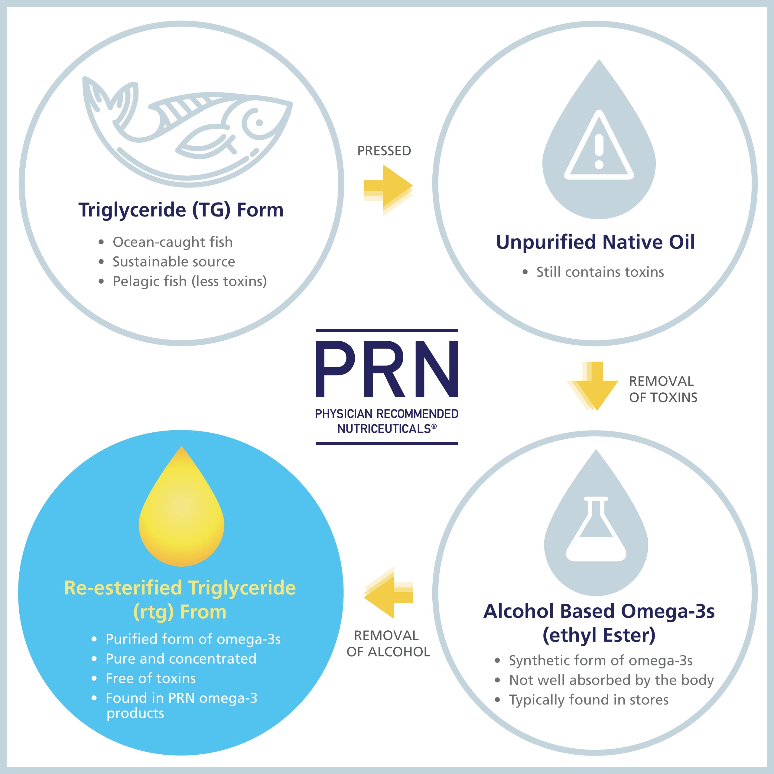 PRN DE Omega Benefits Liquid Supplement – Dry Eye Support, 10 oz, 60-day Supply | 1680 mg EPA, 560 mg DHA + Vitamin D