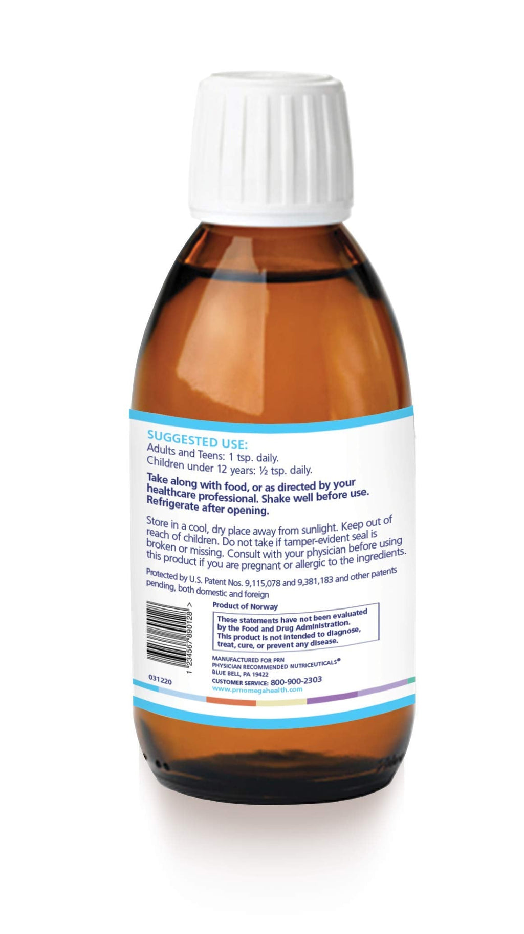PRN DE Omega Benefits Liquid Supplement – Dry Eye Support, 10 oz, 60-day Supply | 1680 mg EPA, 560 mg DHA + Vitamin D