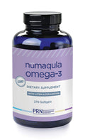 PRN nūmaqula Omega-3 Supplement – 270 Softgels (90-Day) with Lutein & Zeaxanthin | 1400mg DHA / 400mg EPA