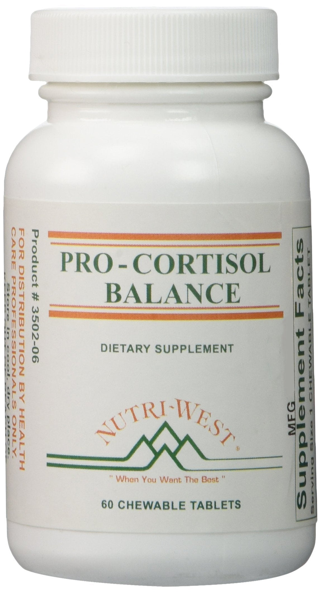 Pro-Cortisol Balance - 60 Chewable Tablets by Nutri-West