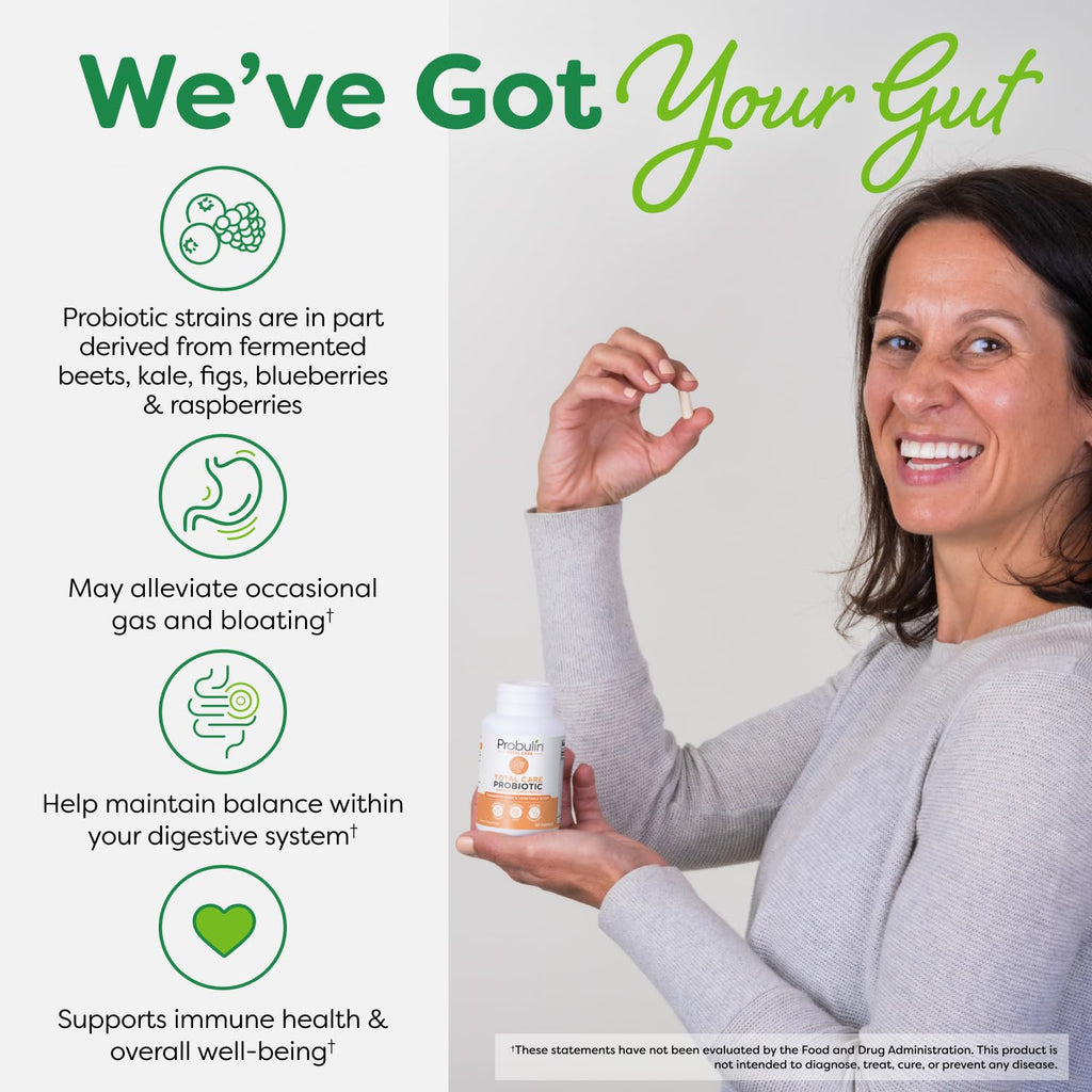 Probulin Total Care Probiotic – 20B CFU, Vegan, 30 Count