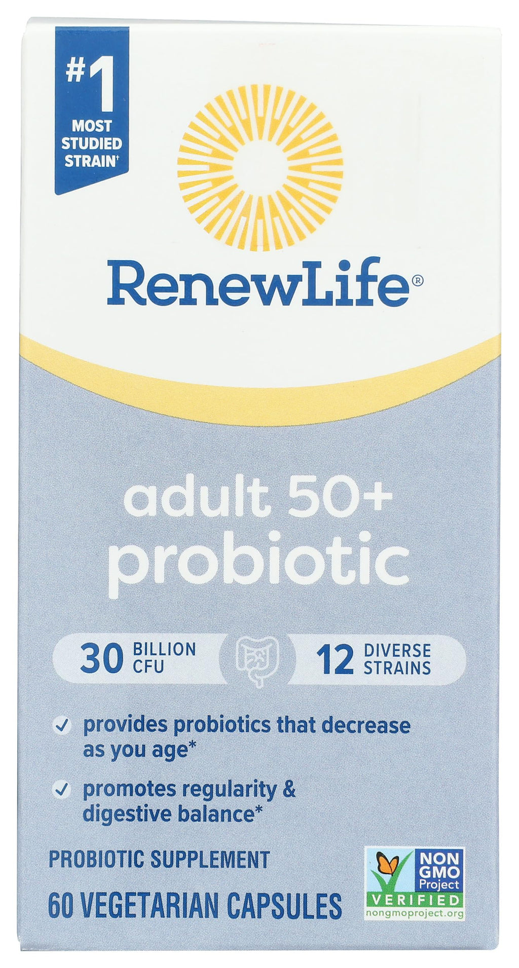 PROBIOTIC 30B UF | Renew Life Ultimate Flora 50+ Probiotic, 60 Ct