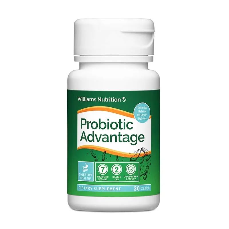 Dr. David Williams' Probiotic Advantage – 7 Strains, 2B Live Bacteria, BIO-tract