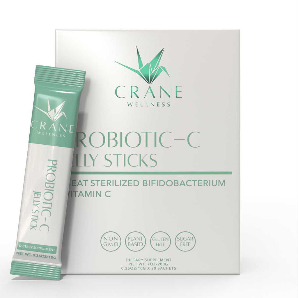 PROBIOTIC-C Jelly Sticks - Bifidobacterium & Vitamin C | Non-GMO, Gluten Free, Vegan