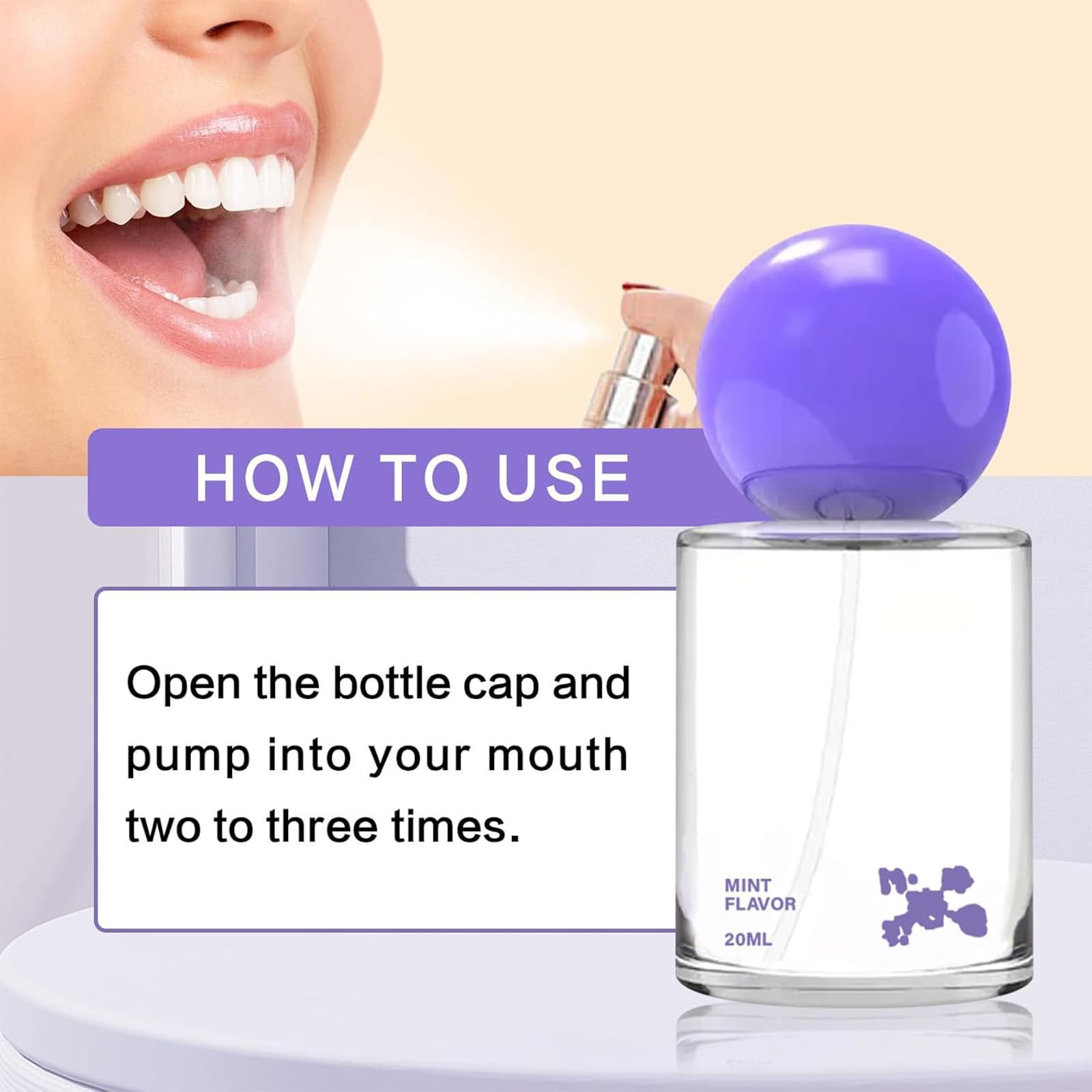 Probiotic Oral Spray – Portable, Travel-Sized Fresh Breath, 1 Pack