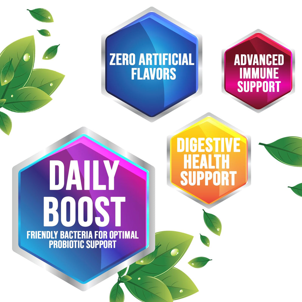 Probiotics 100 Billion CFU – 10 Strains & Prebiotics for Digestive Health & Immunity