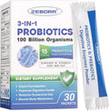 Probiotics for Women & Men - 100 Billion CFU 3-in-1 Digestive Enzymes & Prebiotics | Immune Support