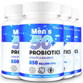 QIVERNAMY Probiotics for Men 50+ — 850B CFU, CoQ10, 360 Caps, 1800mg Prebiotic Fiber