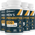 Besenify Probiotics for Men – 500B CFUs, 12 Strains, Turmeric & Cranberry, 240 Capsules