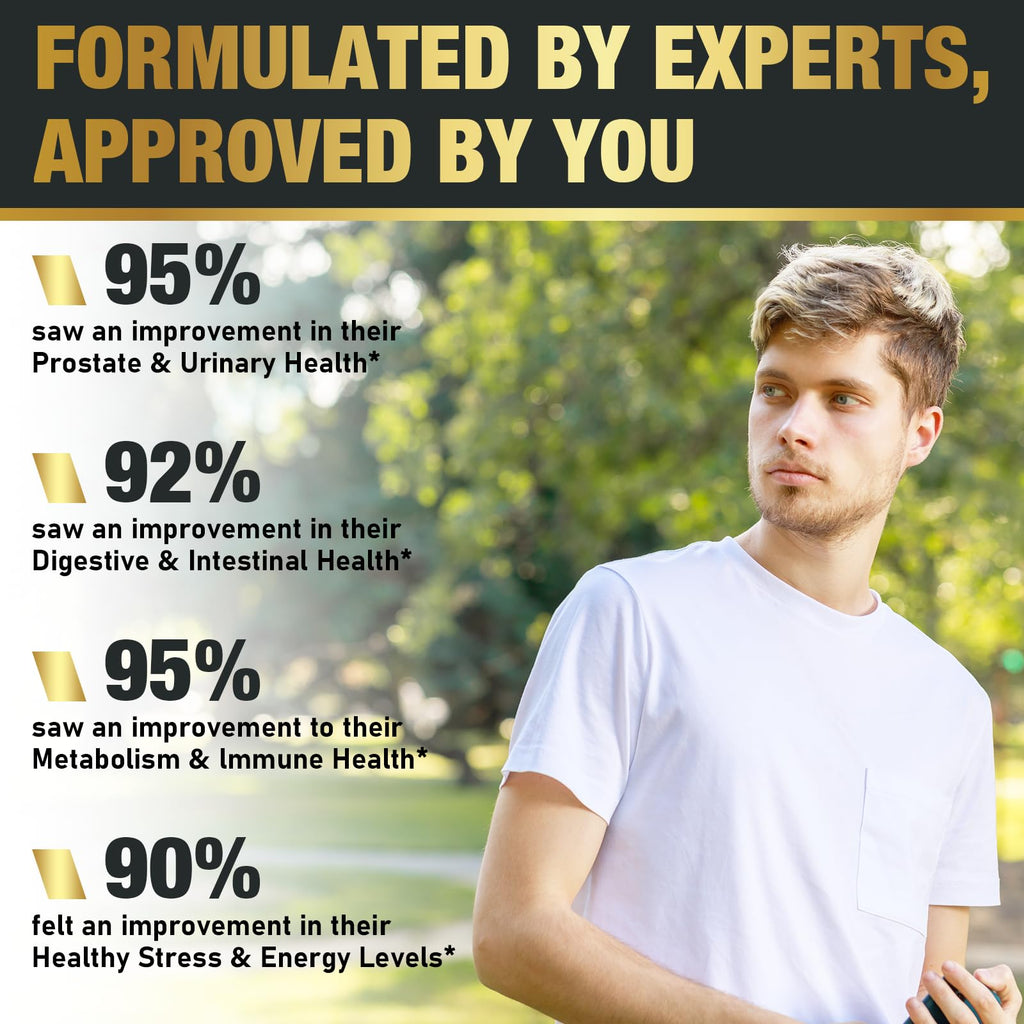 Probiotics for Men 500B CFU – 16-in-1 Probiotic (Digestive & Immune Health, 60 Caps)