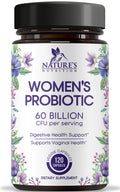 Probiotics for Women's Digestive Health - 60B CFU, 16 Strains | Cranberry & D-Mannose | 120 Capsules | Made in USA