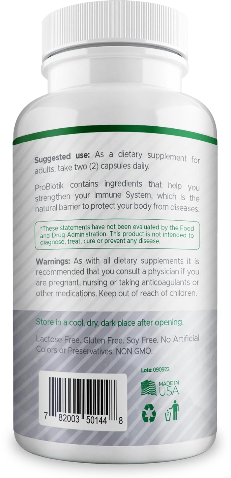 Probiotik Probiotic Digestive Support – Multi Enzyme Formula, 60ct (2)